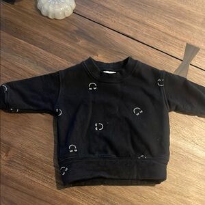 Miles and Milan Sweatshirt Smiley Face